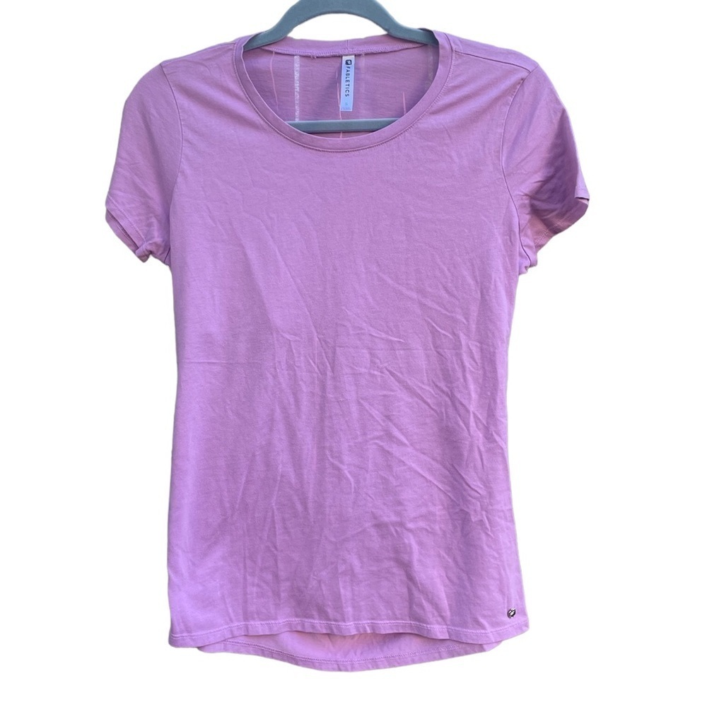 FABLETICS LILAC OPEN BACK ACTIVE TEE